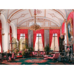 Petrovich Hau"Winter Palace:Raspberry Study", Luxury Art Picture for Impressive and Amazing Trend Decor