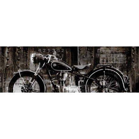 Matthews"Vintage Motorcycle", quadro moderno con moto in misure a scelta