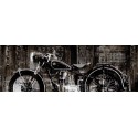 Matthews"Vintage Motorcycle"- Home Decor Art Picture custom wrapped Giclée Canvas