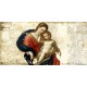 Simon Roux "Madonna con bambino" - Capezzale Moderno d'Autore su Canvas da Artigianato Veneziano