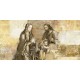 Simon Roux "Nativity" - Capezzale Moderno d'Autore su Canvas da Artigianato Veneziano