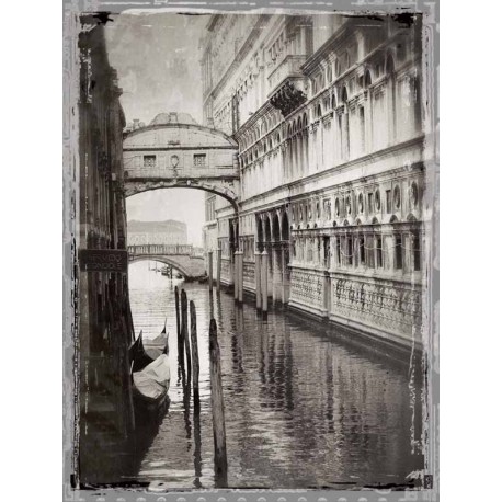 Jackson"Venice Romance 1"quadri moderni foto Venezia bianco e nero