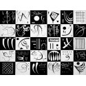 Wassily Kandinsky-"Trente" Stampa d'Autore Originale Fine Art per Soggiorno, Ufficio o altro