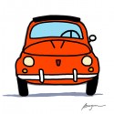 Carlos Beyon"500 Smiles". FIAT 500 inspired Author's picture for Design's HQ Wall Decor