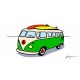 Carlos Beyon"Peace Wagon". VW Camper Van inspired Author's picture for Design's HQ Wall Decor