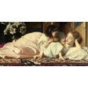 Leighton"Mother and Child" quadro capezzale classico HQ museale su Supporti e Misure a Scelta