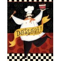 Charron"Bon Appetit 2" decor picture with funny chef for kitchens or dining rooms