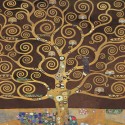 Klimt "Tree of Life (Brown Variation)" -HQ Fine Art print on Canvas or Artistic Paper.Ready To Hang product also available