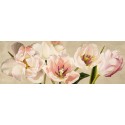 Luca Villa"White Flowers",quadro pittorico con Tulipani Bianchi misure e supporti a scelta