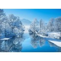 Frank Krahmer"Winter Landscape"-Author's photo shot over the river,with snow.Size and stuff by choice