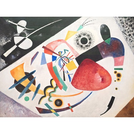 Wassily Kandinsky "Roter Fleck" classic masterpiece with on Demand Size and stuff.