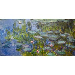 Claude Monet-Water Lilies HQ Original print on heavy cotton canvas or artistic paper for Home Decor