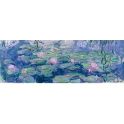Claude Monet-Waterlilies HQ Original print on heavy cotton canvas or artistic paper for Home Decor