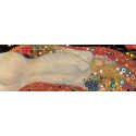 Gustav Klimt "Bisce di Mare 1 (detail)" - Quadro Classico Originale per Soggiorno o Capezzale