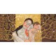 Klimt Patterns "Motherhood II" - Modern rendition from the Klimt's Classic,for Living or Bedrooms