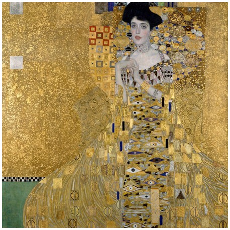 Gustav Klimt "Portrait of Adele Block-Bauer" -HQ Fine Art print on Canvas or Artistic Paper.Ready To Hang product also available