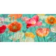 Chyntia Ann- Poppies in bloom Quadro moderno con meravigliosi fiori multicolore. HQ anche grandi dimensioni
