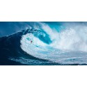 Pangea "Surf sulla Grande Onda", quadro fotografico a colori. Supporti HQ e Misure a Scelta