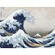 La grande onda - Hokusai Quadro Pronto con Stampa Fine Art per Soggiorno, Ufficio o altro