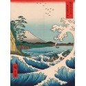 Hiroshige Ando Mare a Satta Quadro Pronto con Stampa Fine Art