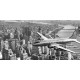 Anonimo "Flying over Manhattan" Quadro con Stampa Alta Risoluzione con New York in Misure Multiple e Grande Formato