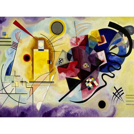 Wassily Kandinsky "Yellow, Red & Blue"
