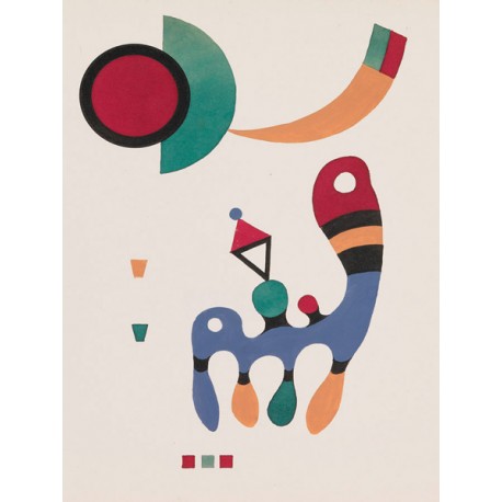 Wassily Kandinsky- 11 tableux et 7 poemes Quadro Pronto con Stampa Fine Art per Soggiorno, Ufficio o altro