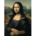 Leonardo Da Vinci - Monna Lisa - Quadro Pronto con Canvas Originale ad Alta Risoluzione