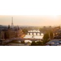 Bridges over the Seine River,Parigi. High quality Print