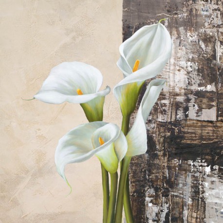 Natura I - jenny Thomslinson White Callas on high quality print