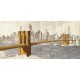 Joannoo-"Brooklyn Bridge" - famous bridge view in a new pop art style version