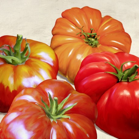Tomatoes - Remo Barbier on high quality print
