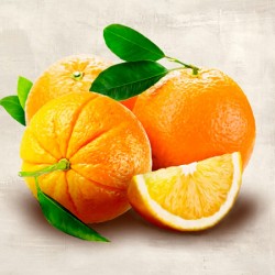 Oranges - Remo Barbieri. Quadro con sgargianti Arance in primo piano - Stampa d'Autore su Tela Cotone per Soggiorno o altro