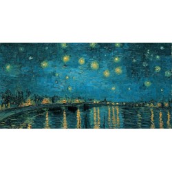 Van Gogh"Notte stellata"-Stampa d'Autore con Misure a Scelta e su Supporti Diversi