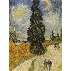 Vincent Van Gogh"Road with Cypresses"