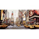 John B. Mannarini-Times Square Perspective. Quadro con Stampa Alta Risoluzione con New York in Misure Multiple e Grande Formato