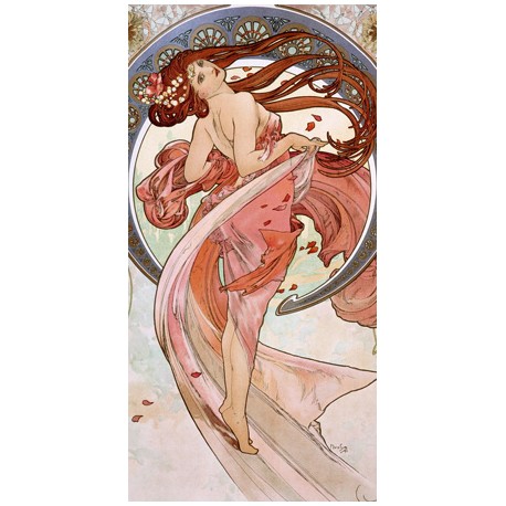 Mucha"Dance"-Classical Author's Fine Art Picture for Home Decor
