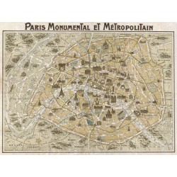 "Paris Monumental",A.Quadro Pronto o Stampa Fine Art per Soggiorno, Ufficio o altro