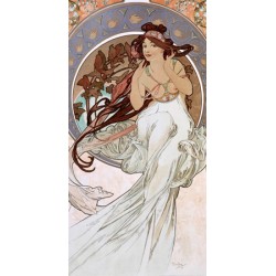 Mucha"Music"-Classical Author's Fine Art Picture for Home Decor