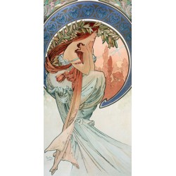 Mucha"Poetry"-Classical Author's Fine Art Picture for Home Decor