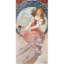 Mucha"Painting"/4 Muses-Classical Author's Fine Art Picture for Home Decor
