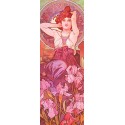 Mucha-Amethyst.Classical Author's Fine Art Picture for Home Decor.Wide set of customizations, available