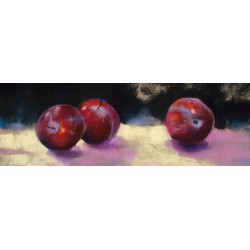 Nel Whatmore-Prugne quadro con mele e ciliege