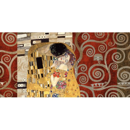Gustav Klimt - the Kiss (gold)