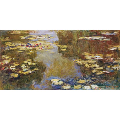 Claude Monet-The Lily Pond high quality print on canvas or artistic paper