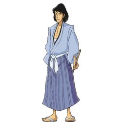 Lupin The Third, Goemon - Original Shaped Picture for Home Decoration in Comics Style