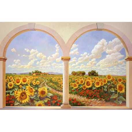 Del Missier, Design Picture with View from Porch for Home Decor