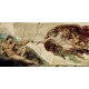 Michelangelo "La creazione di Adamo" - print on Canvas