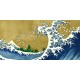 Hokusai - The Big Wave. Riproduzione Originale per Soggiorno o Camera