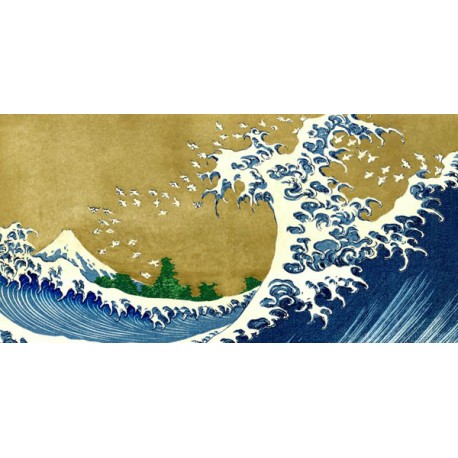 Hokusai - The Big Wave. Riproduzione Originale per Soggiorno o Camera